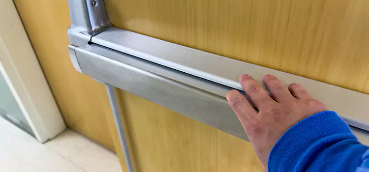 Installing a Push Bar on a Door West Palm Beach